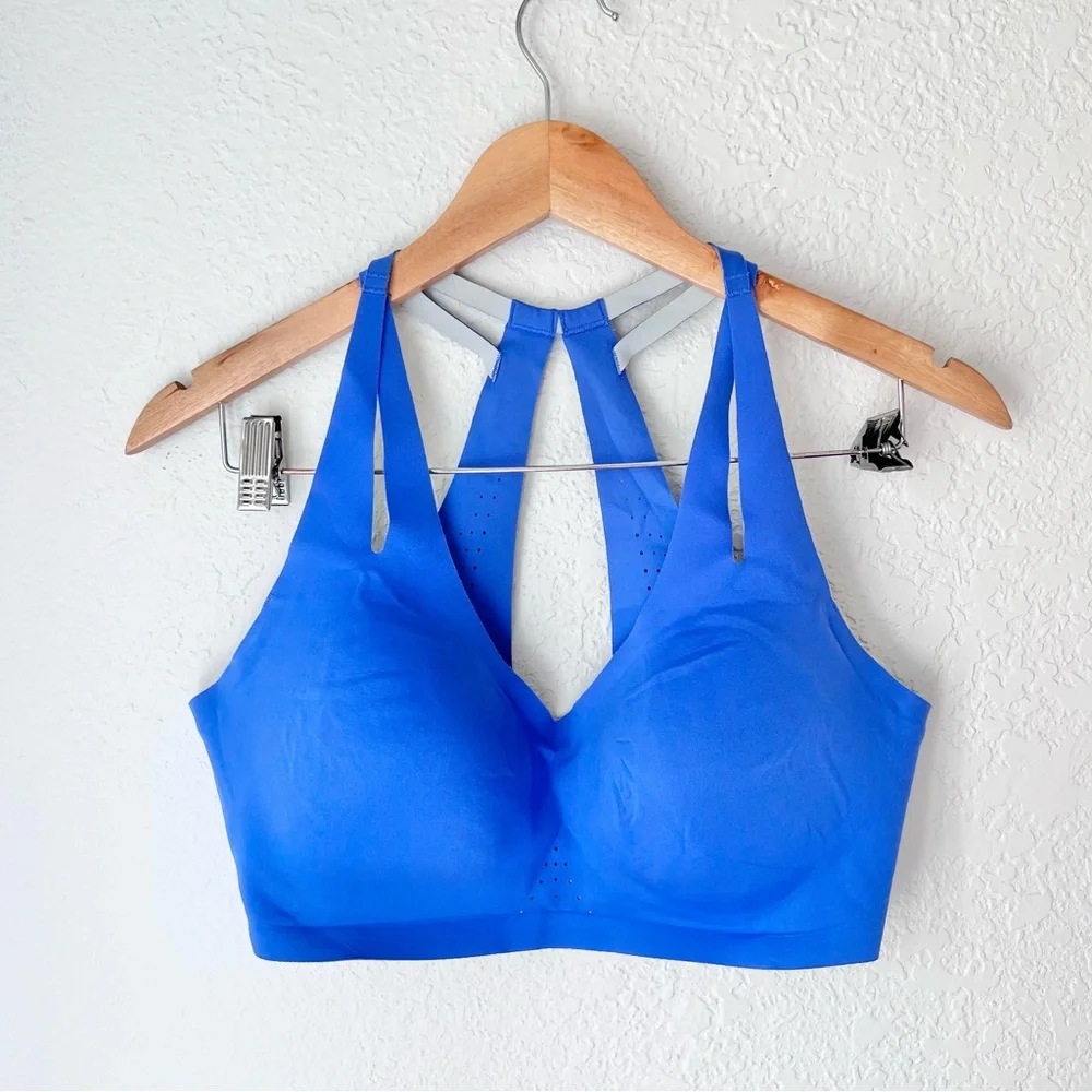 Brooks Blue Dare Strappy Run Bra Sz XL - Picture 2 of 4